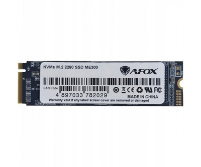 SSD 256Gb AFox ME300 M.2 2280 PCIe NVMe Gen 3x4 3D TLC NAND, Retail