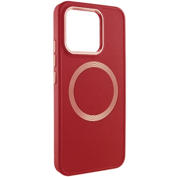 Чехол TPU Bonbon Metal Style с MagSafe для Xiaomi Redmi Note 13 4G Красный / Red