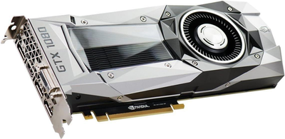 Відеокарта EVGA GTX 1080 8Gb Founders Edition (08G-P4-6180-KR) (GDDR5X, 256 bit, PCI-E 3.0 x16)