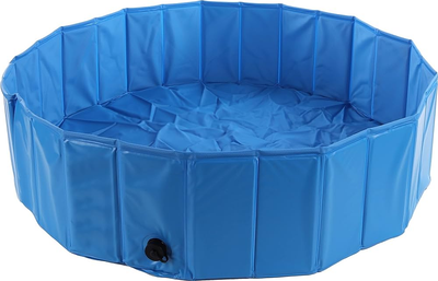 Basen dla psów Flamingo Doggy Splash Pool M 120 x 30 cm Blue (5400585109245)