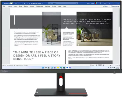 Монитор 27" Lenovo ThinkVision S27i-30 (63DFKAT4EU)