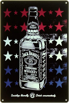 Металева табличка "Jack Daniel's (Drink Conservatively)" (ms-00852)