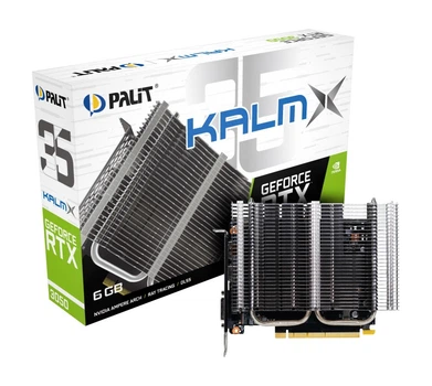 Видеокарта GF RTX 3050 6GB GDDR6 KalmX Palit (DLTT)