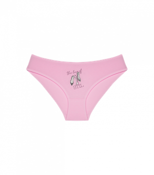 Подростковые трусы слипы для девочки с принтом The love of STIL - Donella - 5124Y5 - 152-158 см - Розовый