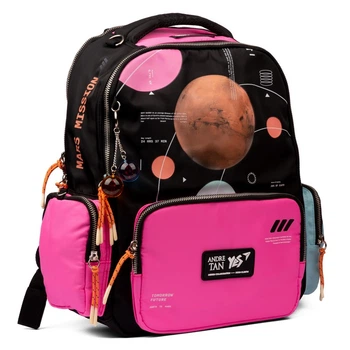 Рюкзак школьный для первоклассника Yes TS-93 Yes by Andre Tan Space pink, для девочек (559036)