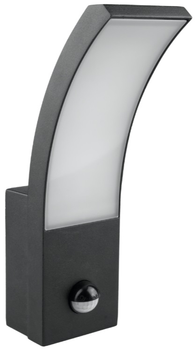 Світильник LED вуличний квадратний DPM з датчиком руху GRD102 (5906881210598)