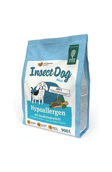 Сухой корм Green Petfood InsectDog Hypoallergen Гипоаллергенный беззерновой корм для собак с протеином насекомых 0,9 кг