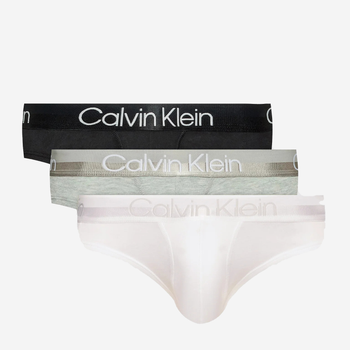Набір трусів сліпів чоловічих Calvin Klein Underwear 000NB2969A-UW5 M 3 шт Чорний/Білий/Сірий (8719854639091)