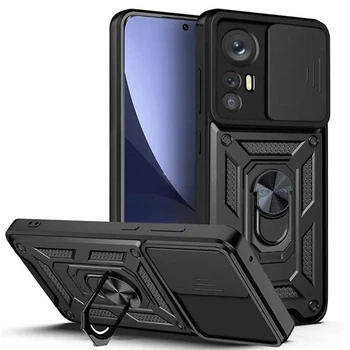 Ударопрочный чехол Camshield Serge Ring для Xiaomi Redmi Note 12S Black