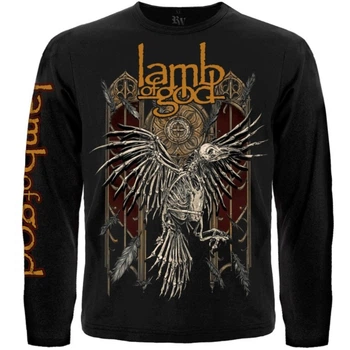 Футболка з довгим рукавом Rockway Lamb Of God (Omens Bird) Чорний, Розмір XL