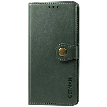 Шкіряний чохол-книжка GETMAN Gallant (PU) для Xiaomi Redmi 9 Зелений