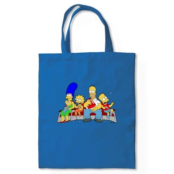 Сумка MD "Сімпсони" 37х41 Синій (MD-33-5060-40-23)