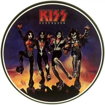 Металева табличка "Kiss Destroyer (Рок-Н-Рольний Магнетизм)" (ms-104649)