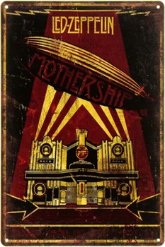 Металлическая табличка "Led Zeppelin: Mothership" (ms-104421)