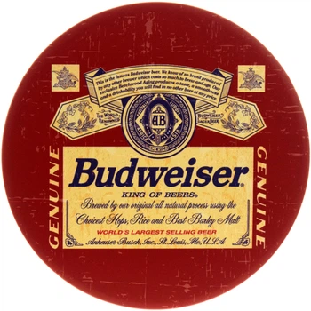 Металева табличка "Budweiser (Американська Легенда)" (ms-104636)