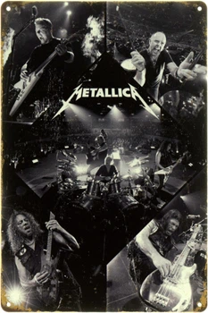 Металева табличка "Metallica – Концертні Моменти" (ms-104507)