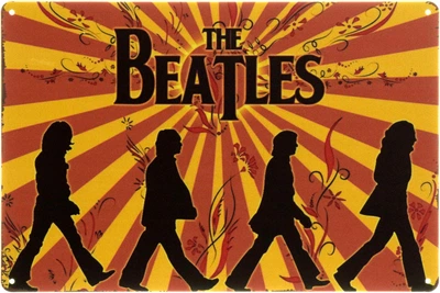 Металлическая табличка "The Beatles: Ритмы Рассвета" (ms-104595)