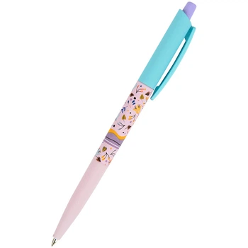 Ручка автоматична Axent Flowers 0,5мм синя (AB1090-25-A)
