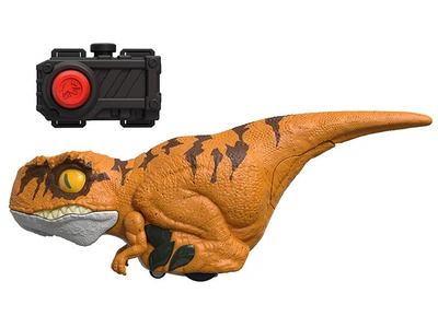 Фигурка Динозавр на пульте Атроцираптор Тигр Jurassic World Atrociraptor Tiger Click Tracker Mattel HBD53