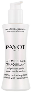 Oczyszczające mleczko micelarne Payot Les Demaquillantes Comforting Moisturising Cleansing Micellar Milk z ekstraktem z malin 200 ml (3390150574641)