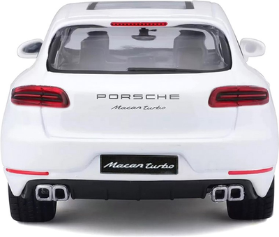 Металева модель автомобіля Bburago Porsche Macan Білий 1:24 (4893993002757)