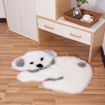 Коврик меховый Коала Colorful Home прикроватный мягкий 60х90см.