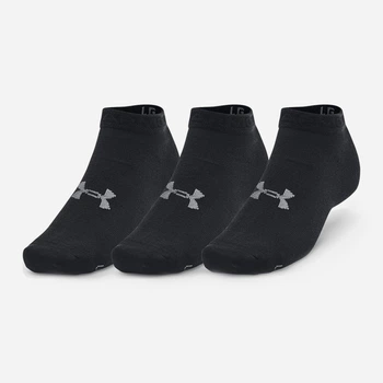 Набор мужских носков коротких Under Armour 1382958-001 SM 3 пары Черный (196885591983)