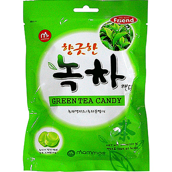 Цукерки зі смаком зеленого чаю Mammos Green Tea Candy, 100 г