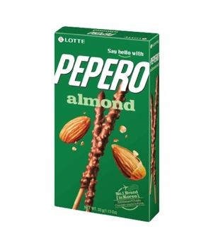 Корейська соломка Пеперо зі смаком мигдалю, TM Lotte, 32 г