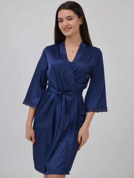 Халат жіночий літній Leinle 1563 L Синій (4821563650214)