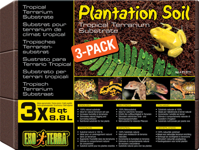 Субстрат для тераріуму Exoterra Plantation Tropical Substrate Soil 3 x 8.8 л (0015561227711)