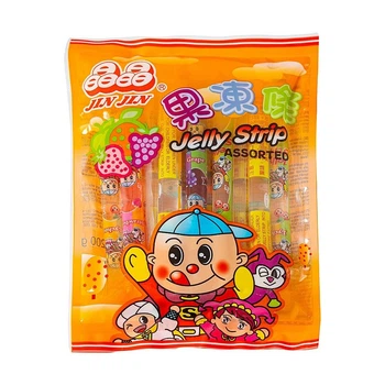 セロリとニンジン Японські Цукерки Jin Jin Jelly Strip Желейні (Фруктове Асорті