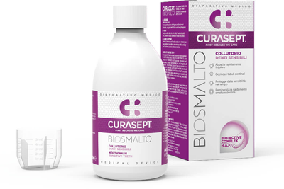 Płyn do płukania ust CURASEPT Bioenamel Sensitive Teeth 300 ml (8056746070892)