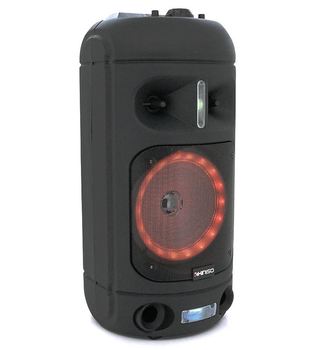 Портативная колонка с подсветкой Kimiso QSA880, 30W, Bluetooth микрофон, аккумулятор 3700mAh