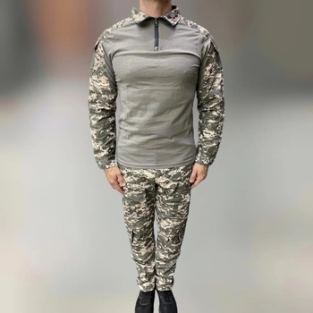 Военная форма COMBAT (убакс и брюки), пиксель НАТО, размер L, тактическая форма