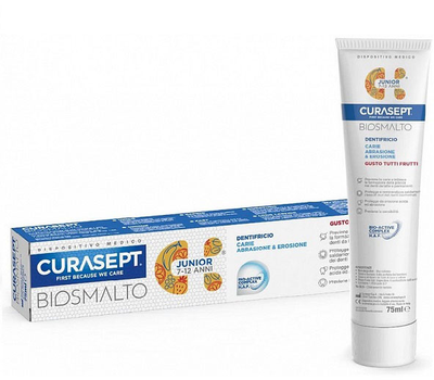 Зубна паста CURASEPT Biosmalto Junior 75 мл (8056746072452)