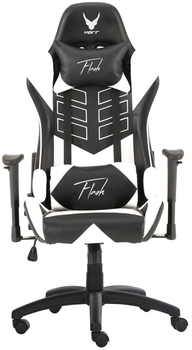 Геймерське крісло Varr Flash RGB Black-White (5907595452090)