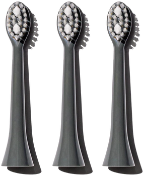 Насадки для електричної зубної щітки Spotlight Oral Care Sonic Head Replacements In Graphite Grey 3 шт (5391531561500)