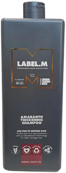Szampon dla objętości włosów Label.M Professional Amaranth Thickening 1000 ml (5056043217320)