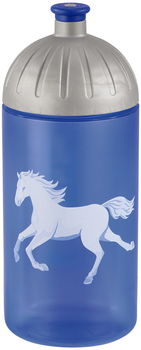 Butelka na wodę Step by Step Wild Horse 500 ml Grey/Blue (4047443439321)