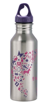 Butelka na wodę Step by Step Purple & Rose 500 ml Grey/Purple (4047443441461)