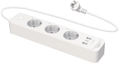 Сетевой фильтр TP-LINK 3 AC outlet(s) Type F (CEE 7/4) 1.5 m 3 2300 W White (Tapo P300)