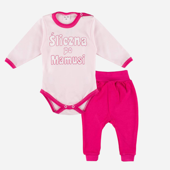 Дитячий комплект (боді + штанішки) для новонароджених для дівчинки Tup Tup T21B200-2200 68 см Рожевий (5901845287098)