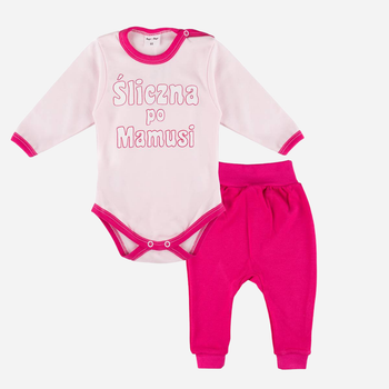 Дитячий комплект (боді + штанішки) для дівчинки Tup Tup T21B200-2200 86 см Рожевий (5901845287128)