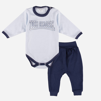 Дитячий комплект (боді + штанішки) для хлопчика Tup Tup T21B240-3110 80 см Блакитний/Синій (5901845286695)