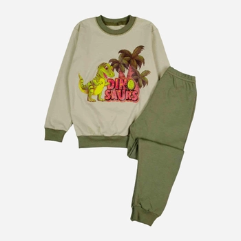 Piżama dziecięca dla chłopca Tup Tup P302CH-5000 110 cm Oliwkowa (5907744013981)