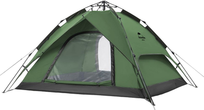 Намет чотиримісний автоматичний Naturehike NH21ZP008 Темно-зелений (6976023920660)