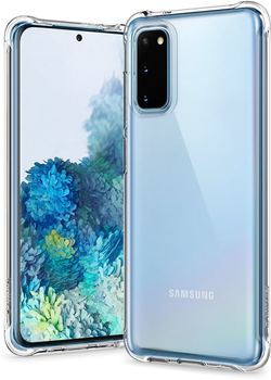 Etui plecki Hama Crystal Clear do Samsung Galaxy S20 Transparent (4047443430953)