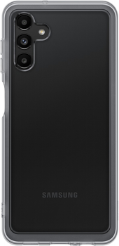 Etui plecki Samsung Soft Clear Cover do Galaxy A22 LTE Black (8806092298415)