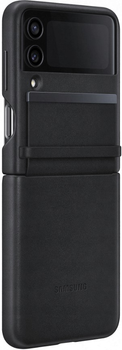 Etui plecki Samsung Leather Cover do Galaxy Flip 4 Black (8806094624427)